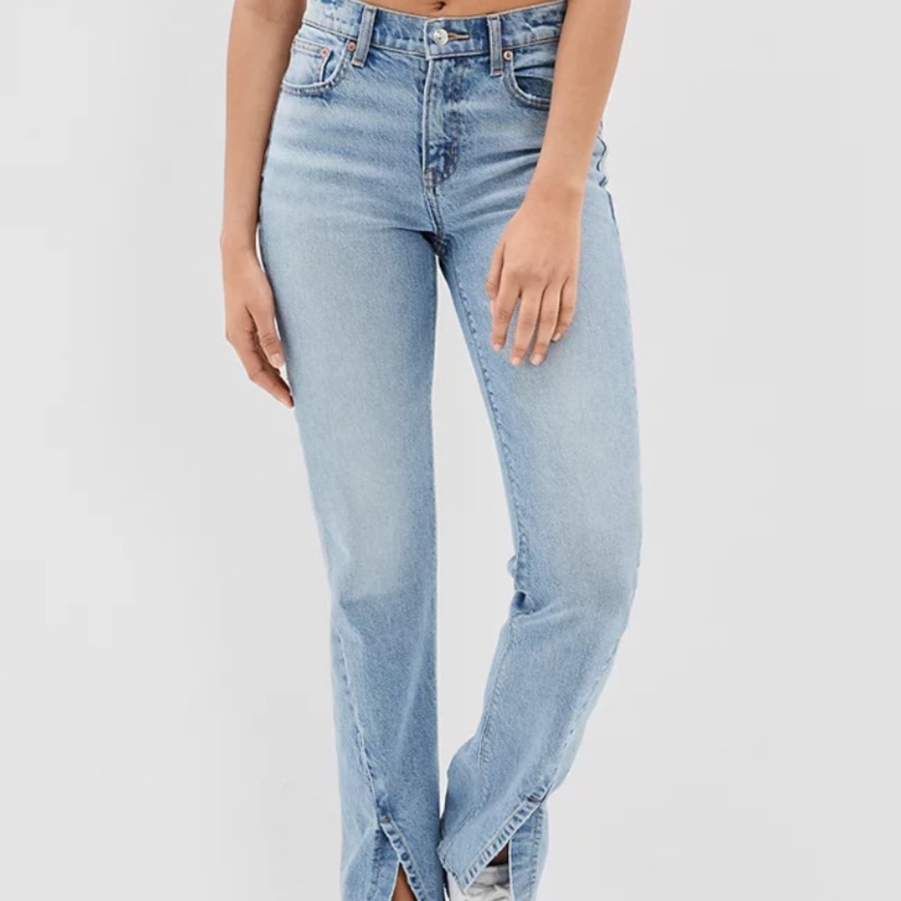 American Eagle | 90s Bootcut Split Hem Jeans | Size 4